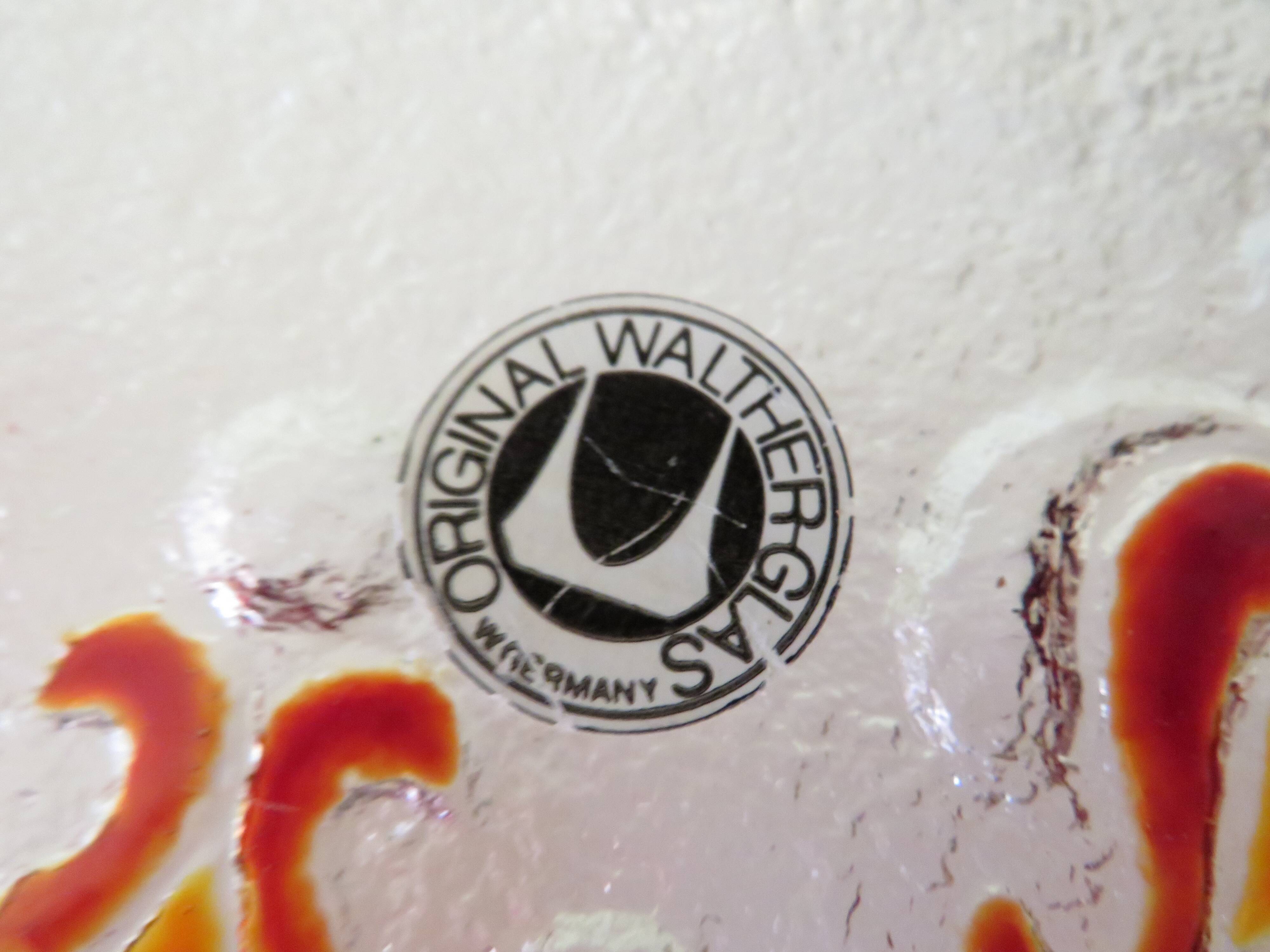 Crystal serving dish by Walther Glas, Germany 1960-1970