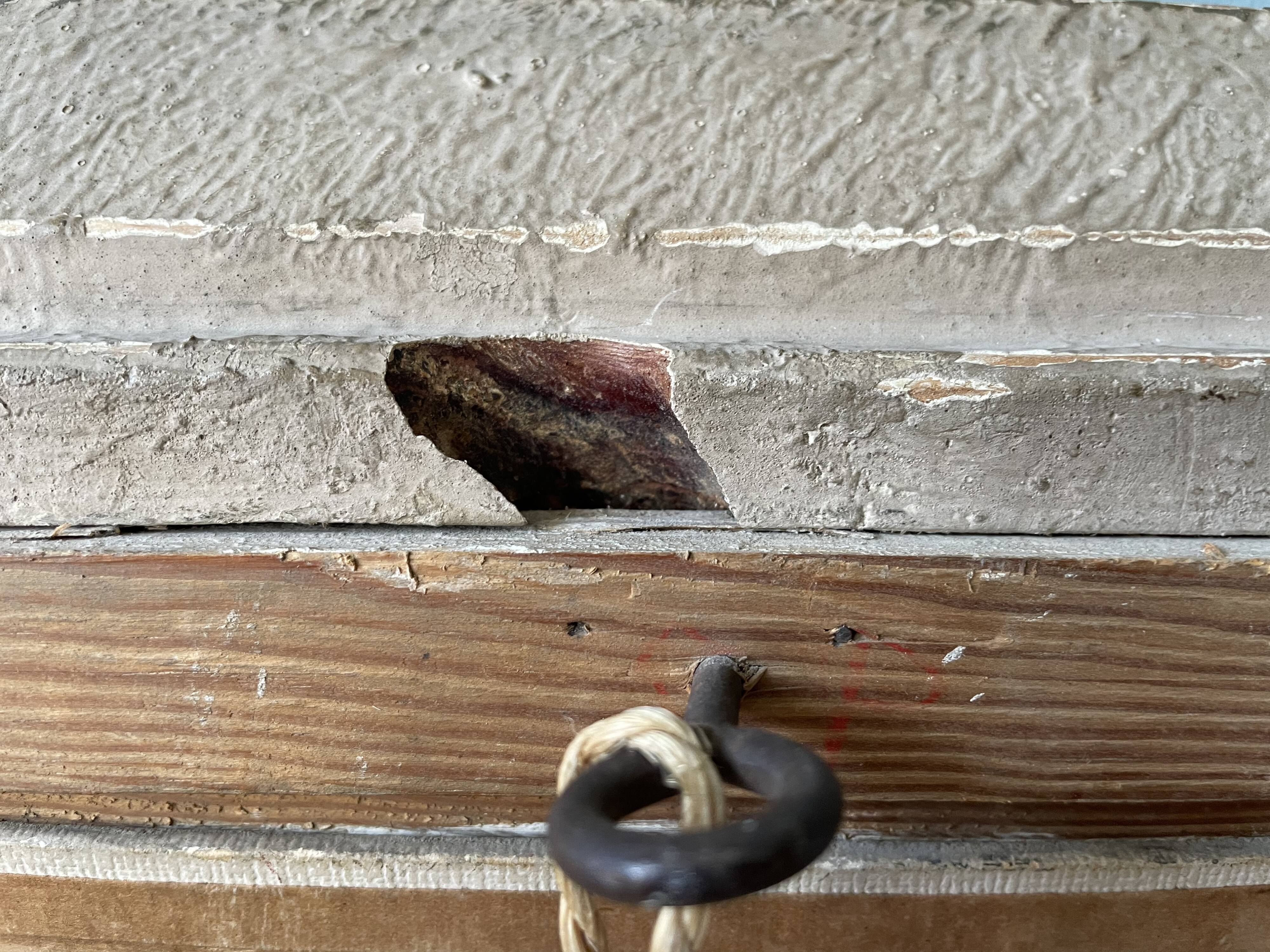 Old painting: study by Martin de Waelhem of 1921