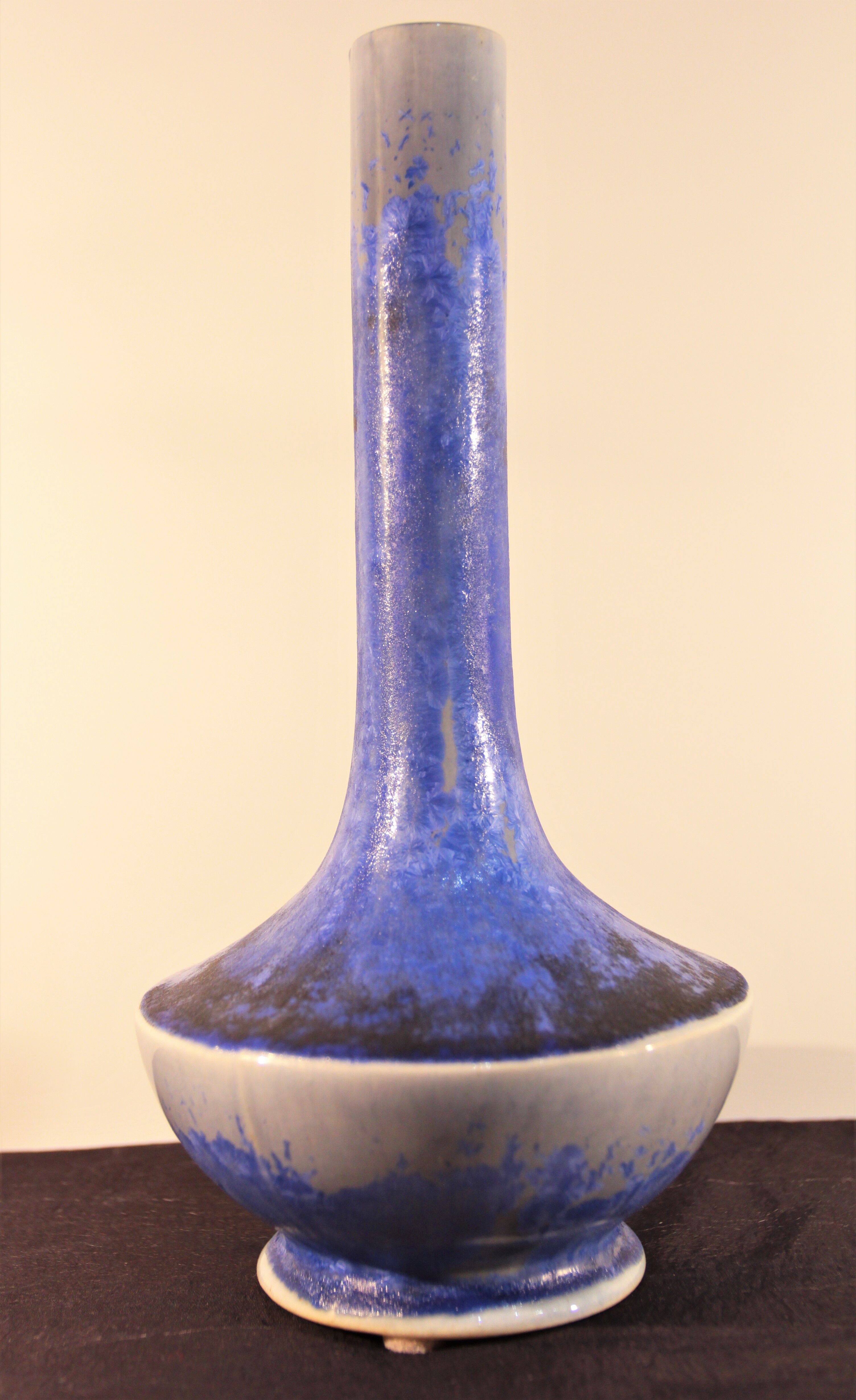 Soliflore in sandstone with crystalline enamels c. 1930-1940