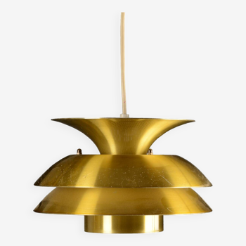 Scandinavian brass pendant light "ballet" model