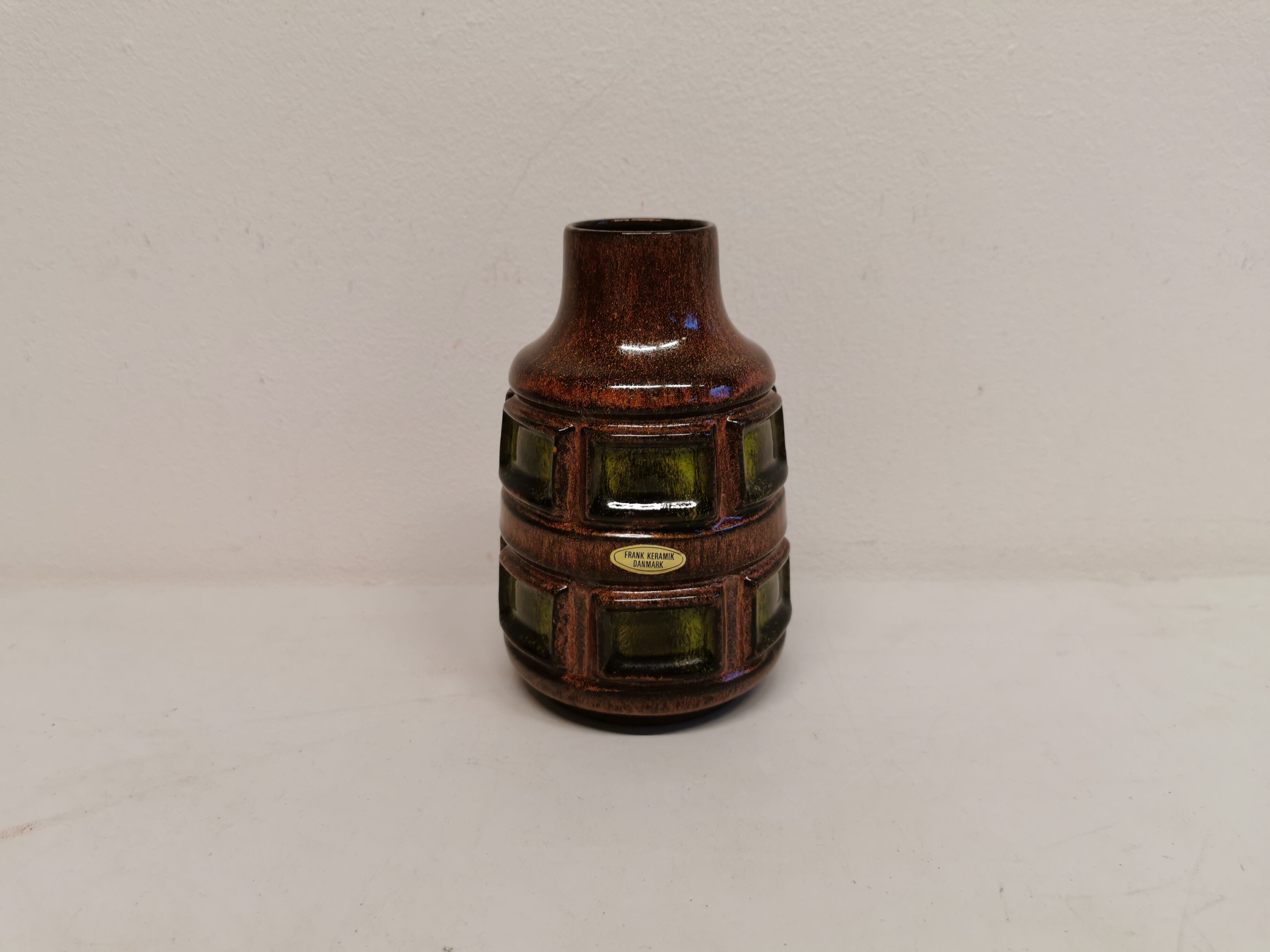 Vase in a timeless design, made by Frank ceramics Denmark 1960s.
