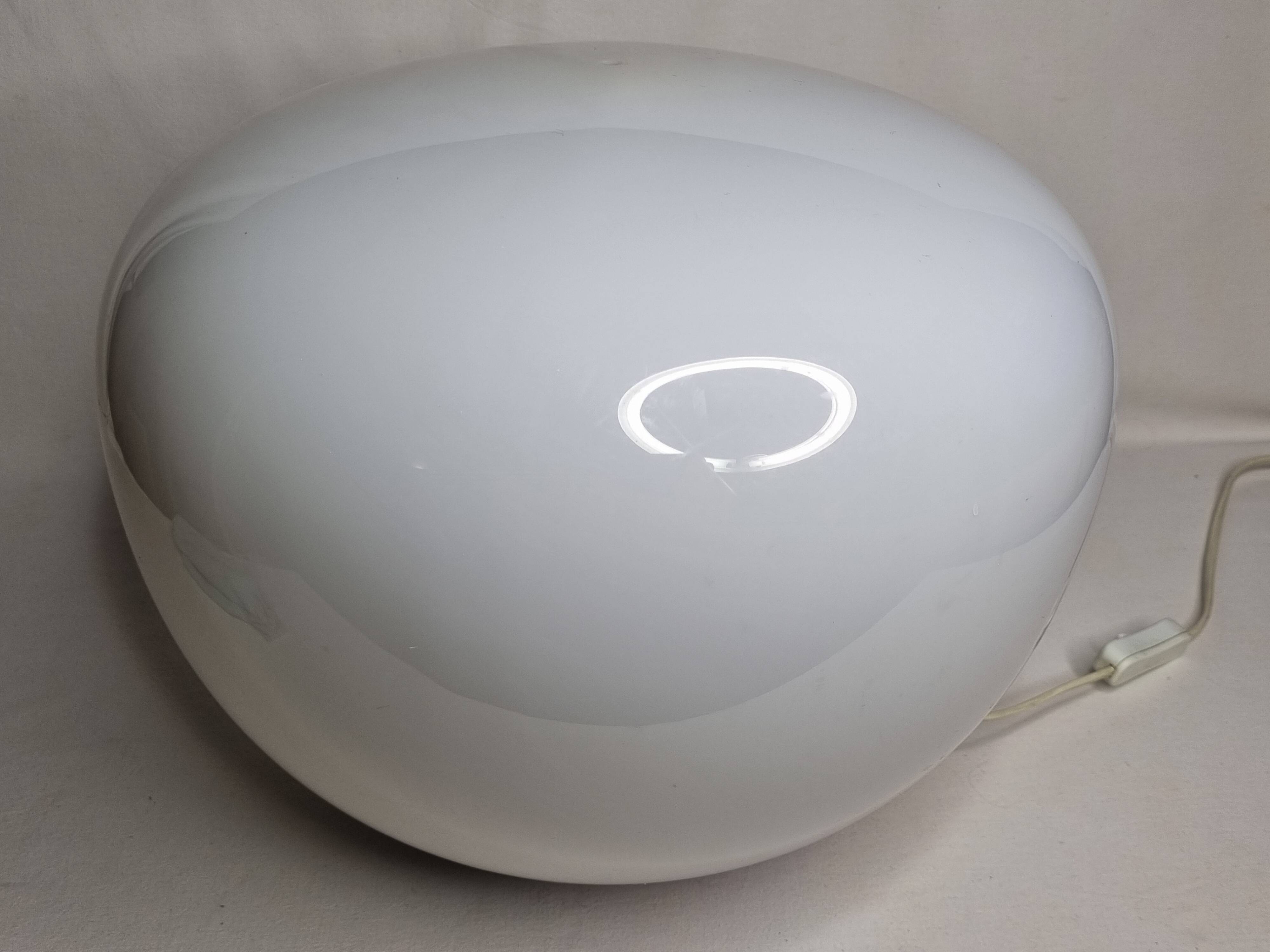 Jonisk floor lamp, designed by carl öjerstam, pebble shape in polycarbonate 38 cm