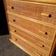 Commode en rotin époque 1970