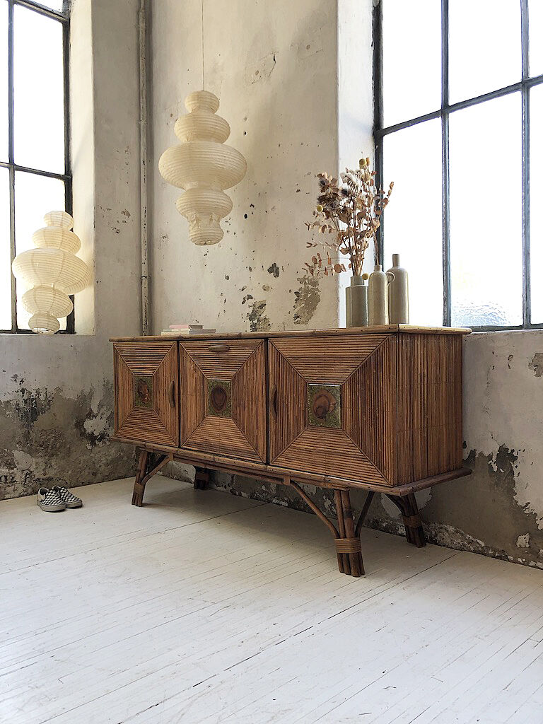Tropicalist rattan sideboard 60