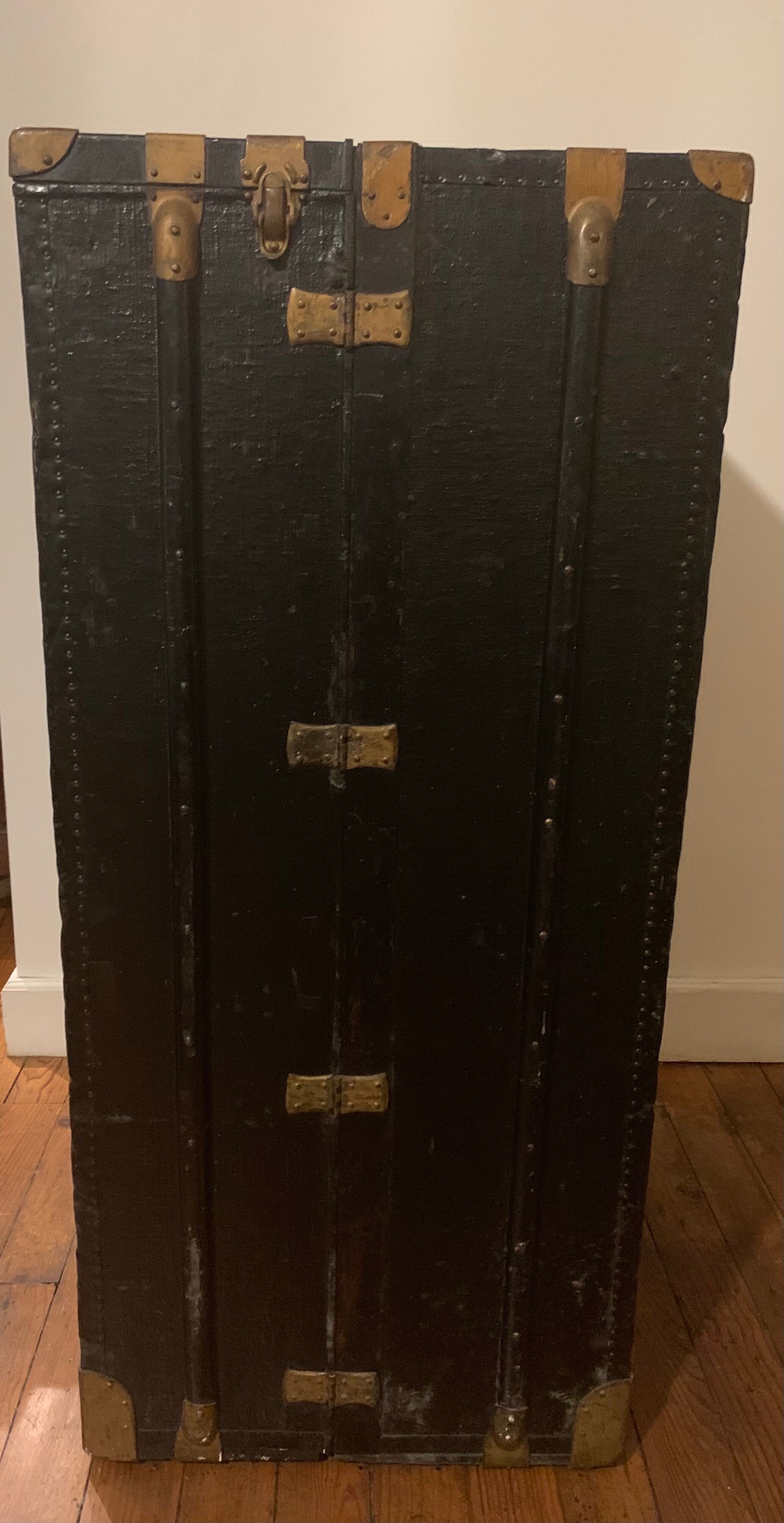 Vintage black trunk