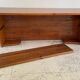 Geometric Wall Shelf Solid Oak Vintage