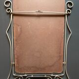 Modernist mirror frame chrome 1950