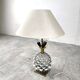 Vintage italian ceramic artichoque table lamp, 1960s
