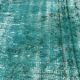 Vintage distressed turkish rug runner , 265 x 90 cm