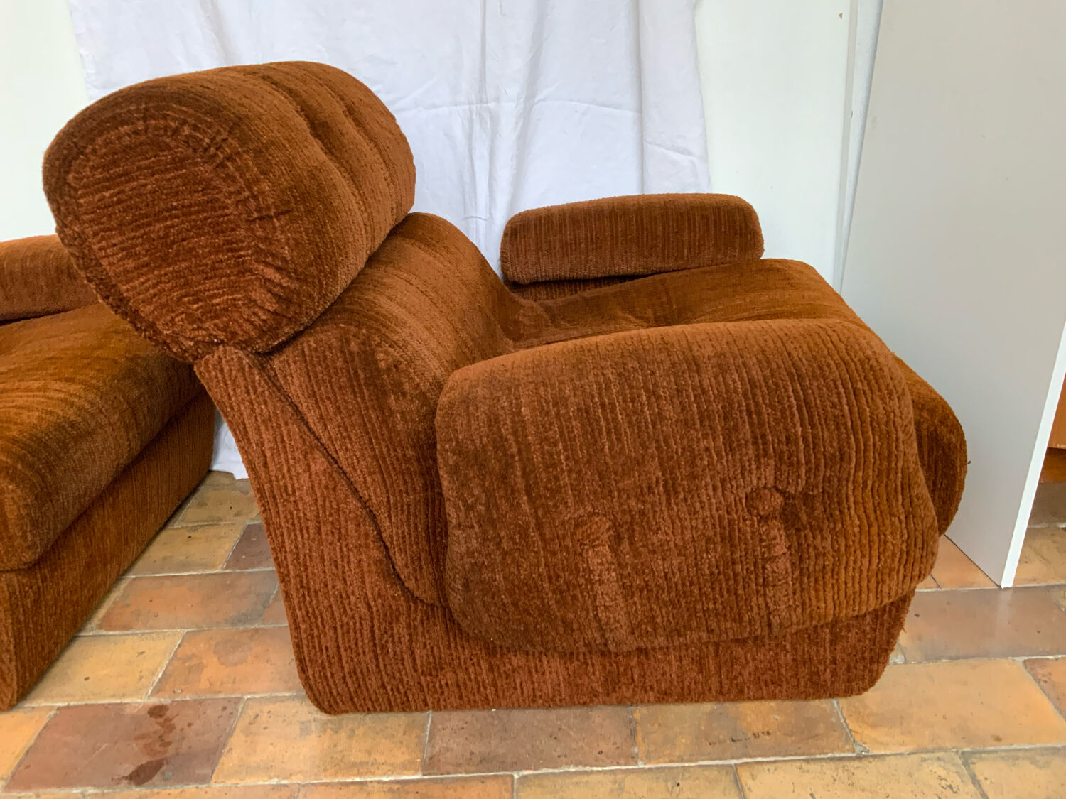 Paire de fauteuils 70s