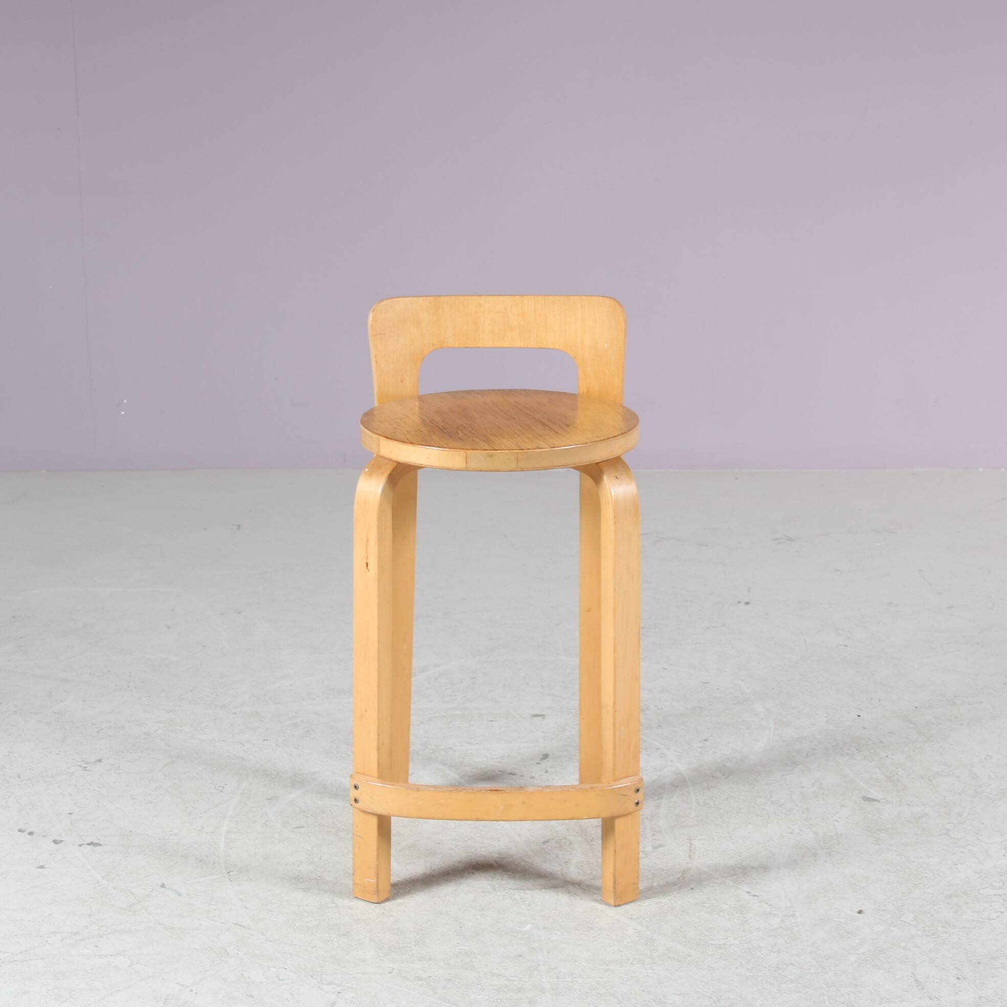 1960s “K65” Stool by Alvar Aalto for Artek, Finland