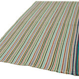 Handmade turkish contemporary 1980s 168 cm x 253 cm multicolor hemp kilim carpet