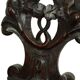 Antique Italian Oak Corner Chair Renaissance Style