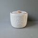 Pink ceramic box Digoin Sarreguemines
