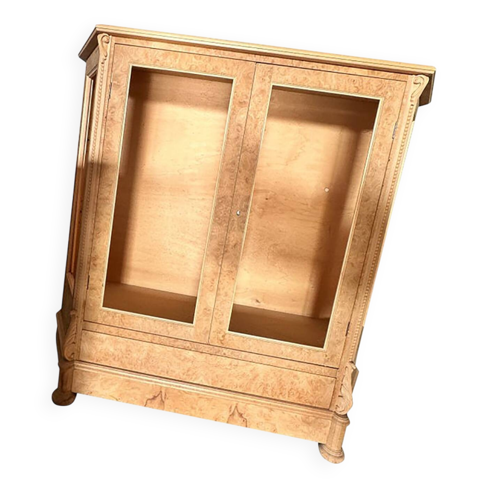 Italian Natural Cabinet With Briar Drawer