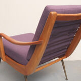 Fauteuil violet 1950