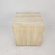 Italian Travertine Side Table, 1980's