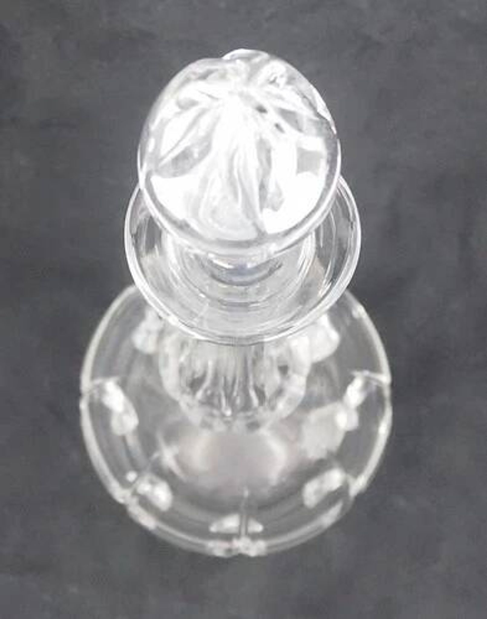 Crystal carafe Saint Louis model Cerdagne, signed, excellent condition.