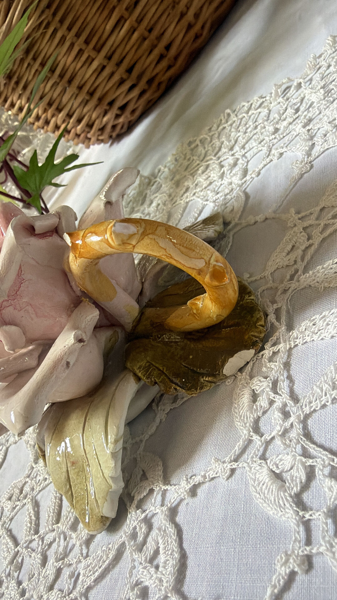 Bougeoir style capodimonte