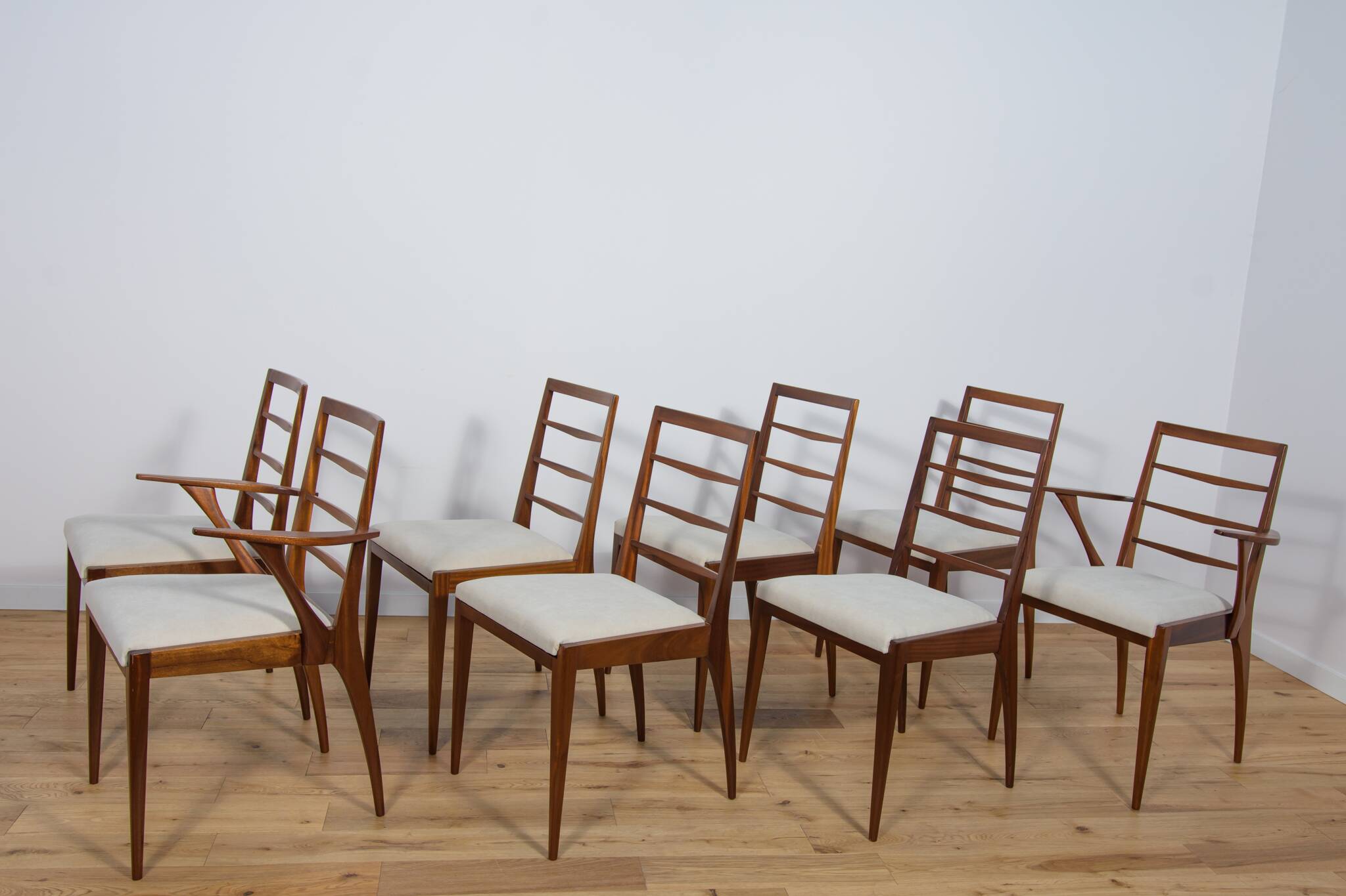 McIntosh Mid-Century Dining Chairs, 1960s, Set of 8