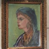 Orientalist portrait "Samira the Moroccan".