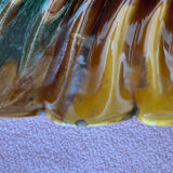 Vintage Vallauris leaf fruit bowl