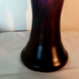 Vase in glass paste glass of the bresle