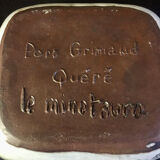 Vintage ceramic cut by paul quere minotaur