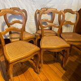 5 canned chairs