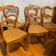 5 canned chairs