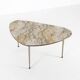 Mid-Century Modern Tripod Coffee Table with Marble Print Top, 1960s