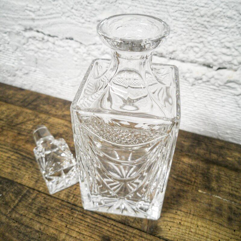 Crystal whiskey carafe