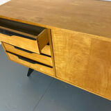 mid-century modern birch sideboard, 1950s