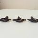 Antique twisted wrought iron door handle