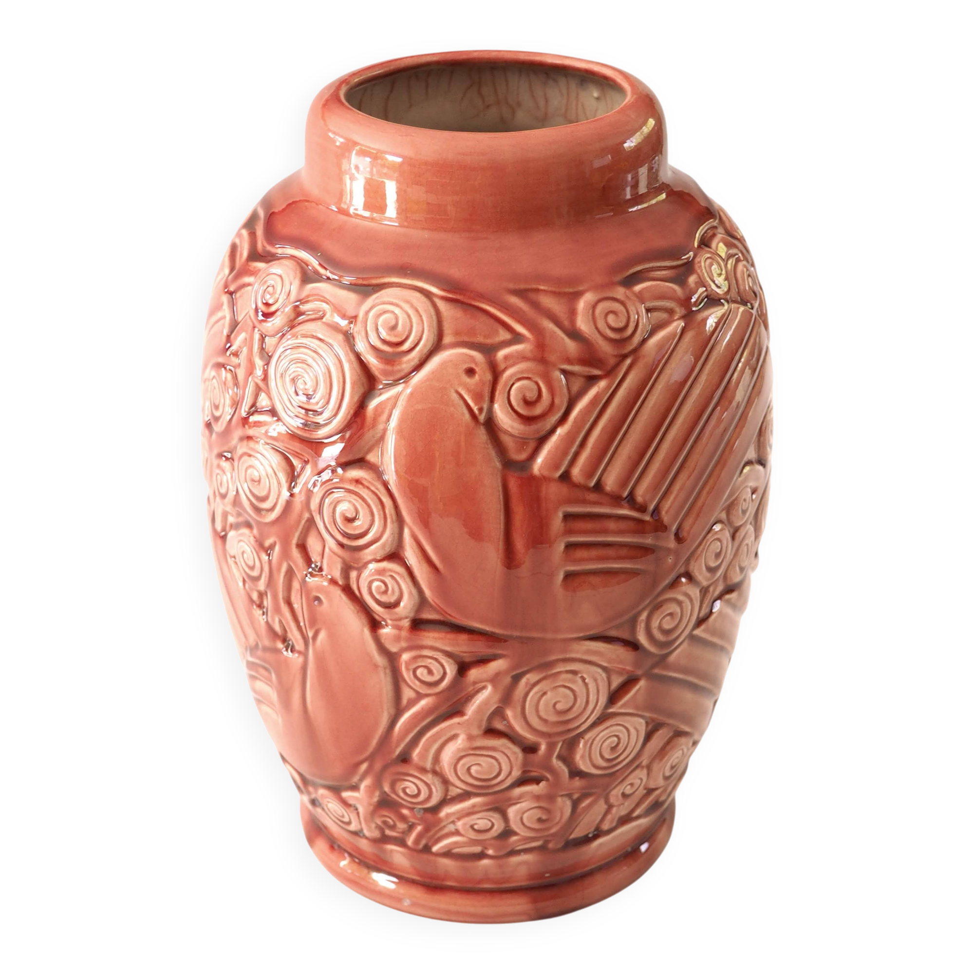 Grand vase art déco St Clément