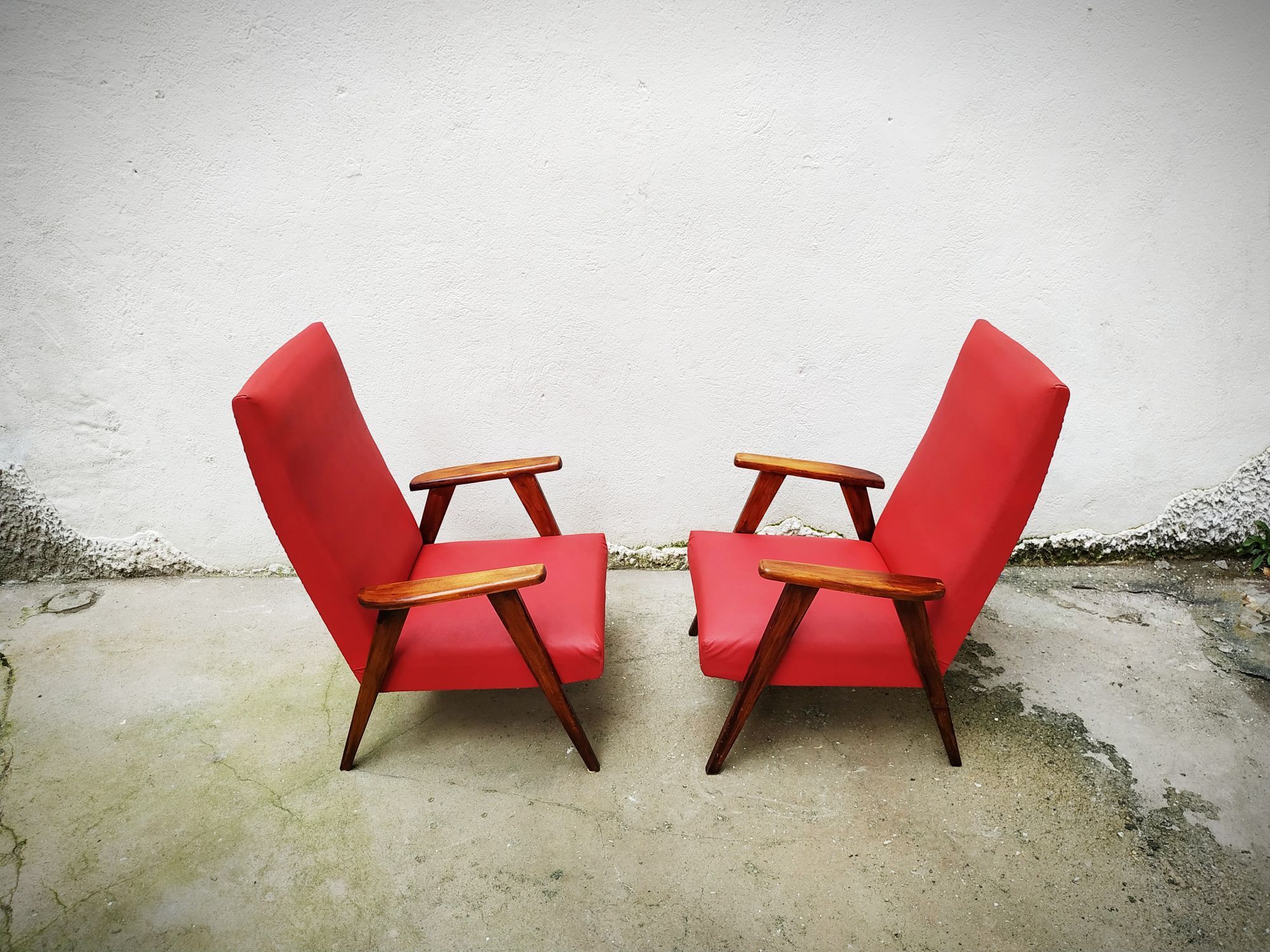 Pair of Scandinavian armchairs
