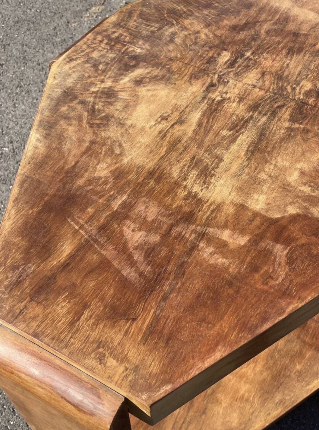 Art Deco wooden coffee table