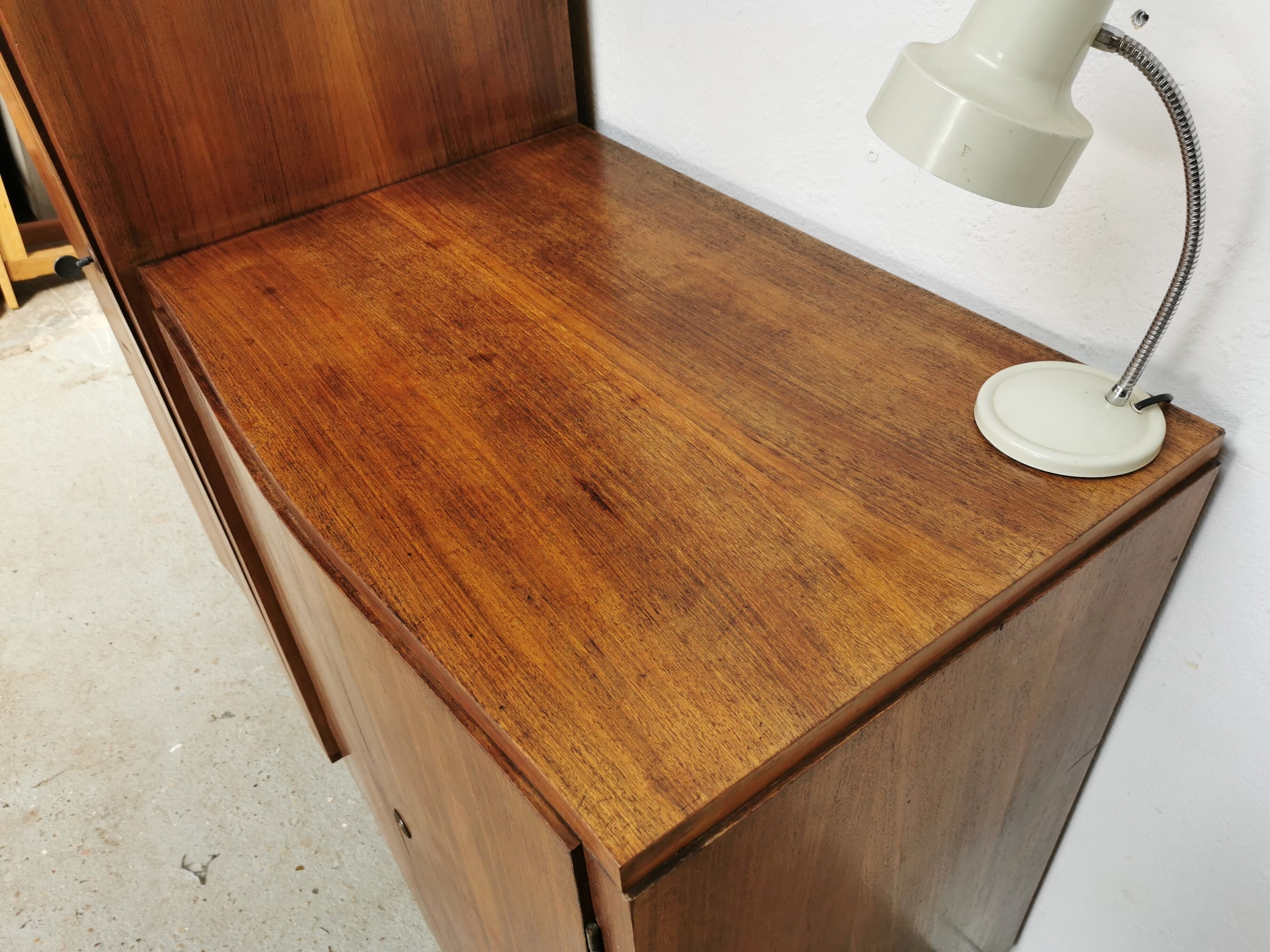 Vintage asymmetrical wardrobe