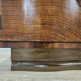 Art Decò console in mahogany burl