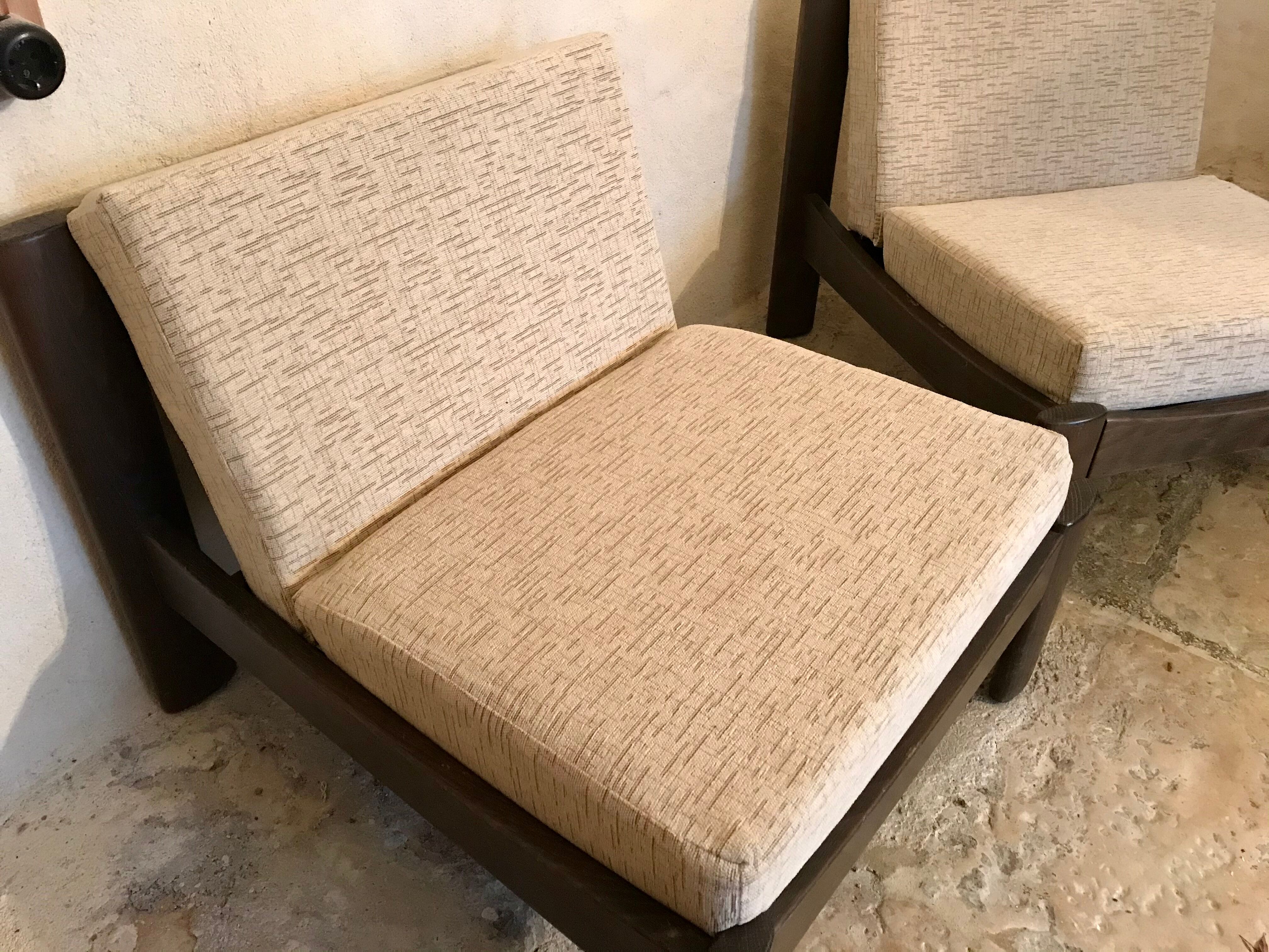 Pair of vintage armchairs