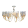 Scale de majo murano sixteen arm chandelier 1950/60