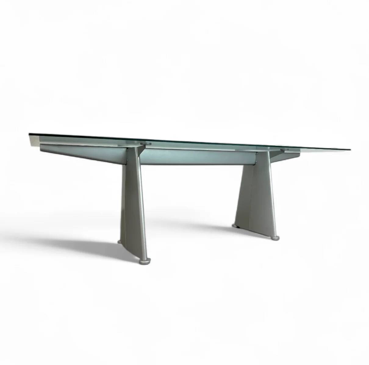 Jean Prouvé Trapèze dining table by Tecta, 1980s