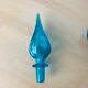 2 Italian Empoli decanters 66 cm mouth-blown glass