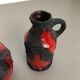 Ensemble de 2 vases originaux en céramique d'atelier de Marei Ceramics, Allemagne, 1970