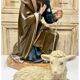 Altar angel statue 26.5 cm plaster santon church nativity scene