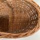 Panier d’escaliers en osier tressé, 1970