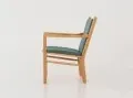 Beech armchair, Danish design, 1970s, designer: Erik Ole Jørgensen, manufacture: Tarm Stole & Møbelfabrik