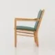 Beech armchair, Danish design, 1970s, designer: Erik Ole Jørgensen, manufacture: Tarm Stole & Møbelfabrik
