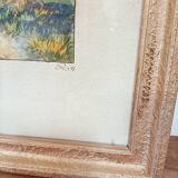 Painting of an old forest Signed Reubelt