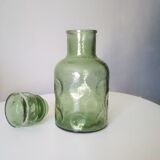 Old blown glass carafe